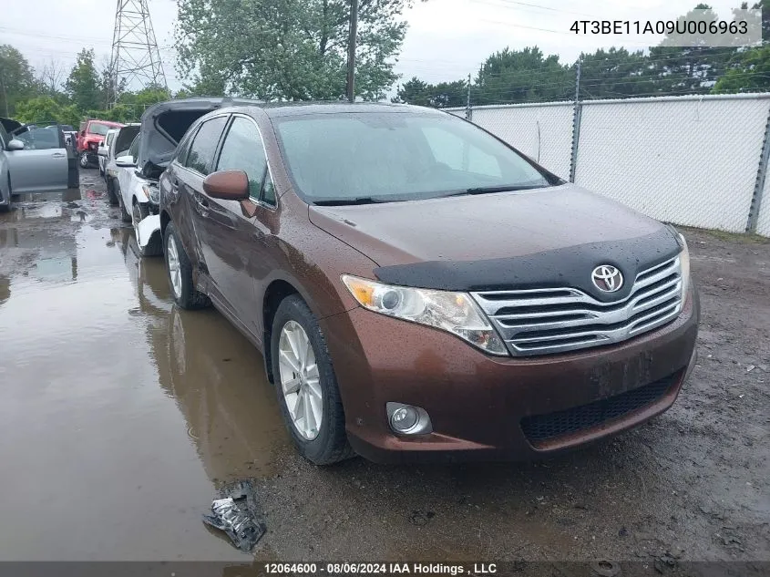 4T3BE11A09U006963 2009 Toyota Venza