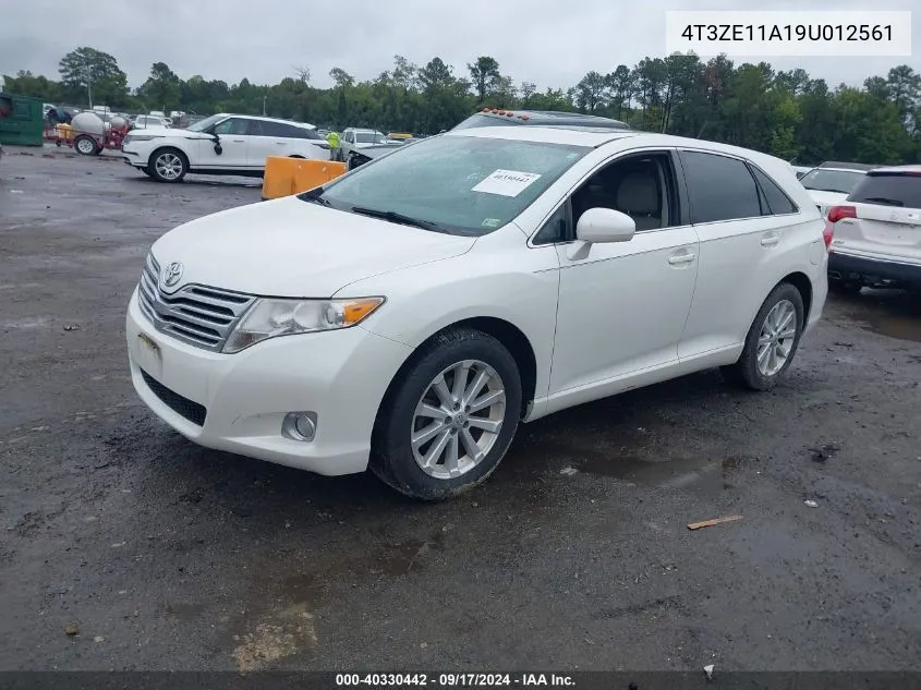 4T3ZE11A19U012561 2009 Toyota Venza