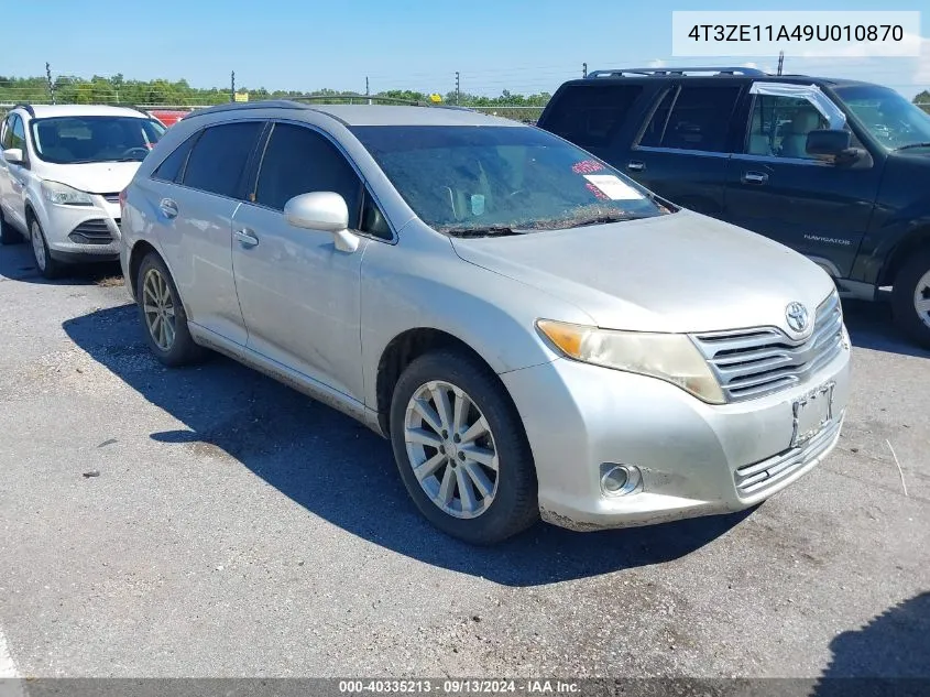 4T3ZE11A49U010870 2009 Toyota Venza