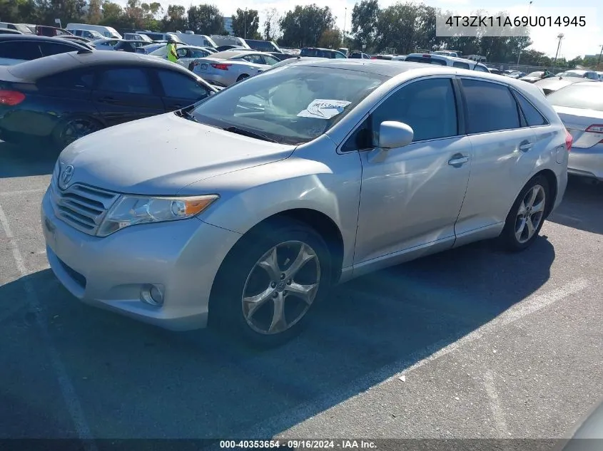 2009 Toyota Venza VIN: 4T3ZK11A69U014945 Lot: 40353654