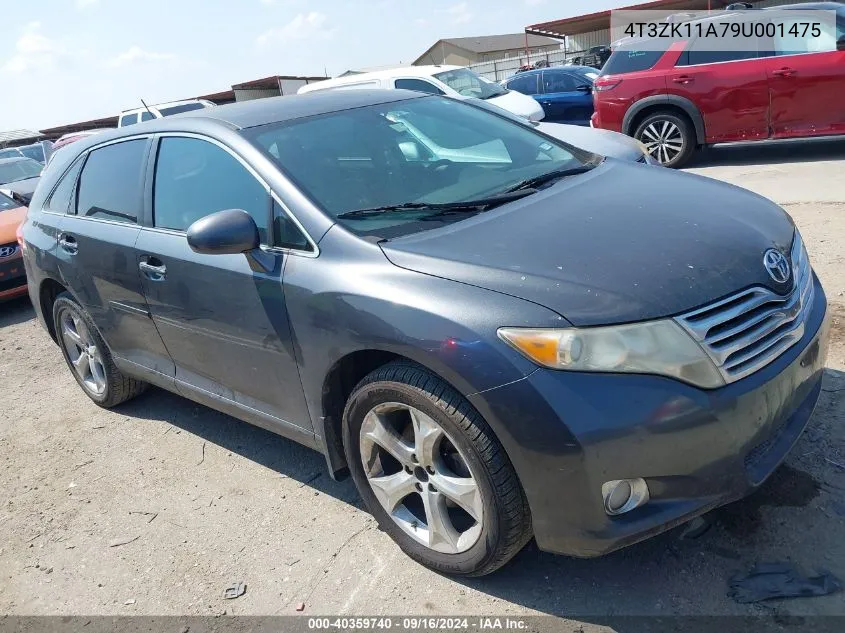 2009 Toyota Venza Base V6 VIN: 4T3ZK11A79U001475 Lot: 40359740