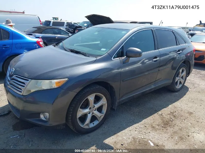 2009 Toyota Venza Base V6 VIN: 4T3ZK11A79U001475 Lot: 40359740