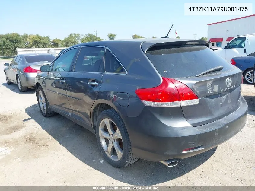 2009 Toyota Venza Base V6 VIN: 4T3ZK11A79U001475 Lot: 40359740