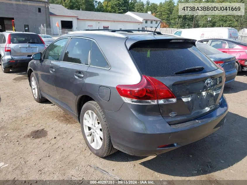 4T3BA3BB0DU041669 2013 Toyota Venza Le