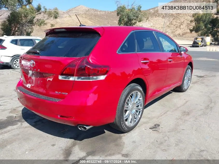 2013 Toyota Venza Xle V6 VIN: 4T3BK3BB1DU084513 Lot: 40322745