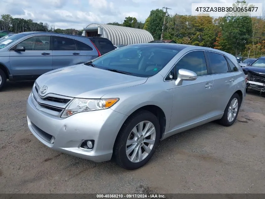 2013 Toyota Venza Le VIN: 4T3ZA3BB3DU065477 Lot: 40368210