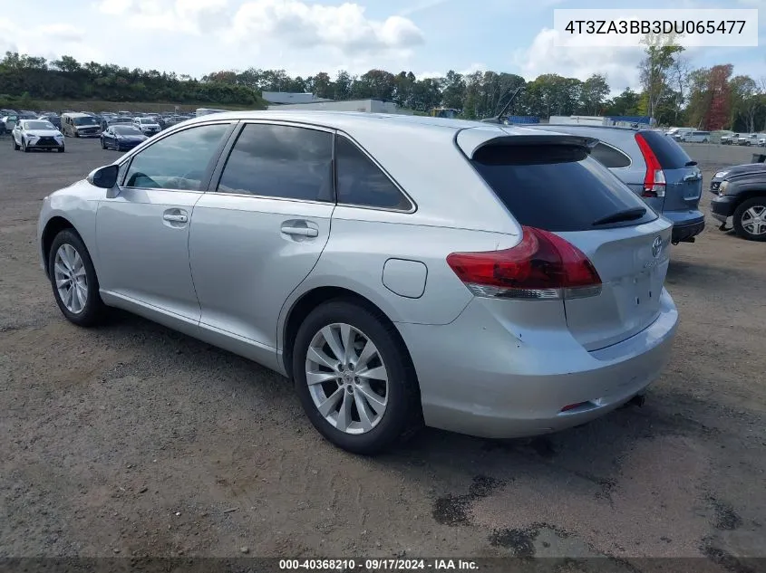 2013 Toyota Venza Le VIN: 4T3ZA3BB3DU065477 Lot: 40368210