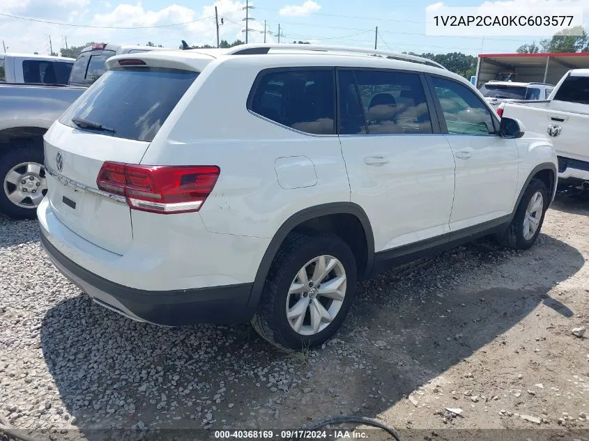 1V2AP2CA0KC603577 2019 Volkswagen Atlas 2.0T S