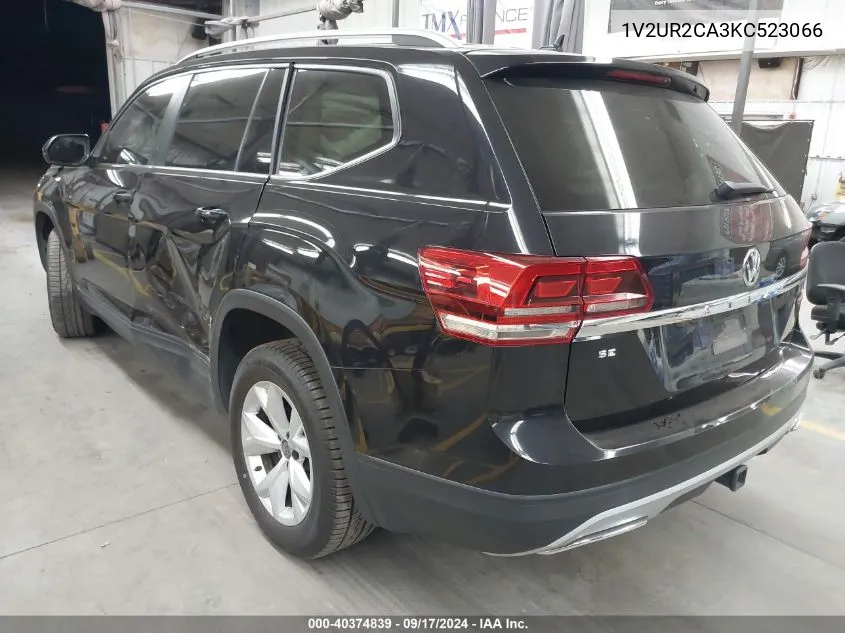 2019 Volkswagen Atlas 3.6L V6 Se W/Technology VIN: 1V2UR2CA3KC523066 Lot: 40374839