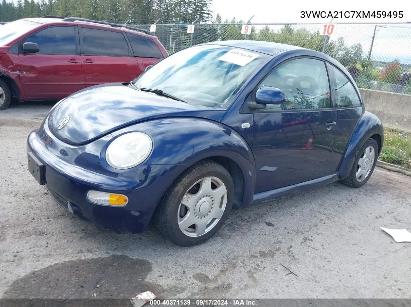 3VWCA21C7XM459495 1999 Volkswagen New Beetle Gls