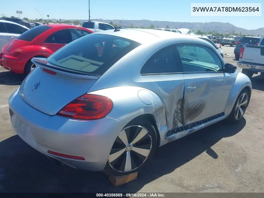 2013 Volkswagen Beetle Turbo VIN: 3VWVA7AT8DM623564 Lot: 40356989