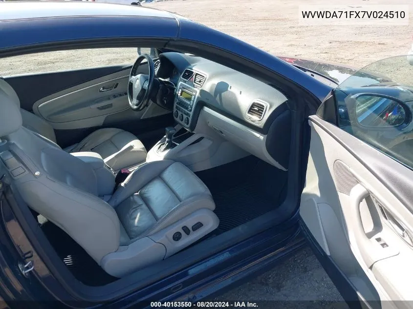 WVWDA71FX7V024510 2007 Volkswagen Eos 2.0T