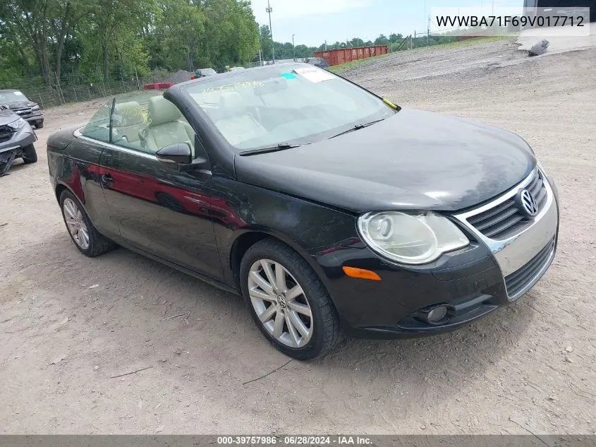 2009 Volkswagen Eos Komfort VIN: WVWBA71F69V017712 Lot: 39757986