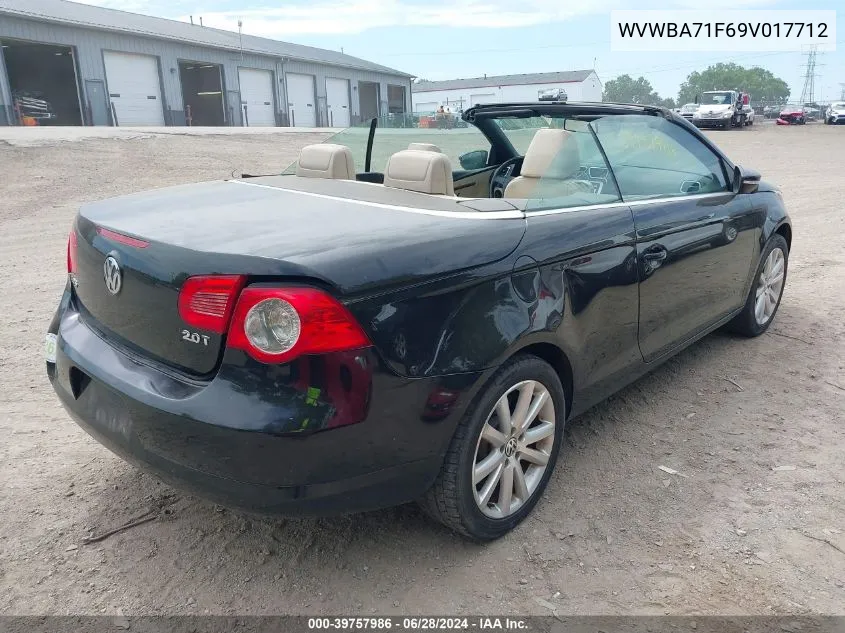 2009 Volkswagen Eos Komfort VIN: WVWBA71F69V017712 Lot: 39757986