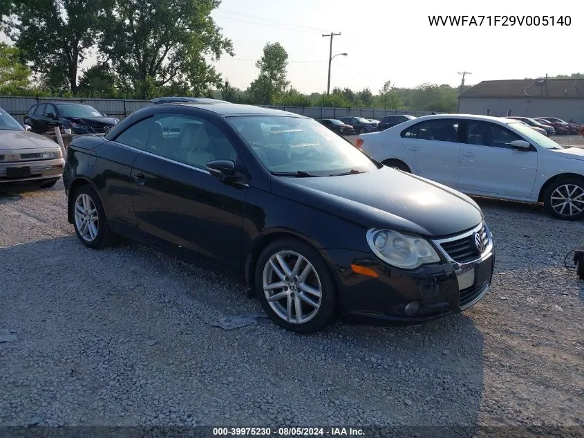 WVWFA71F29V005140 2009 Volkswagen Eos Lux