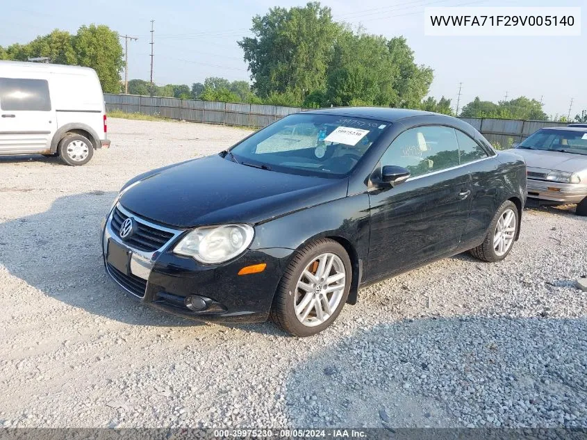 WVWFA71F29V005140 2009 Volkswagen Eos Lux