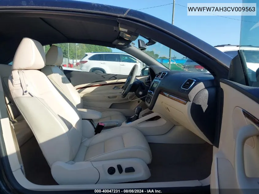 WVWFW7AH3CV009563 2012 Volkswagen Eos Executive