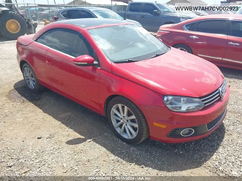 WVWBW7AH7CV002923 2012 Volkswagen Eos Komfort