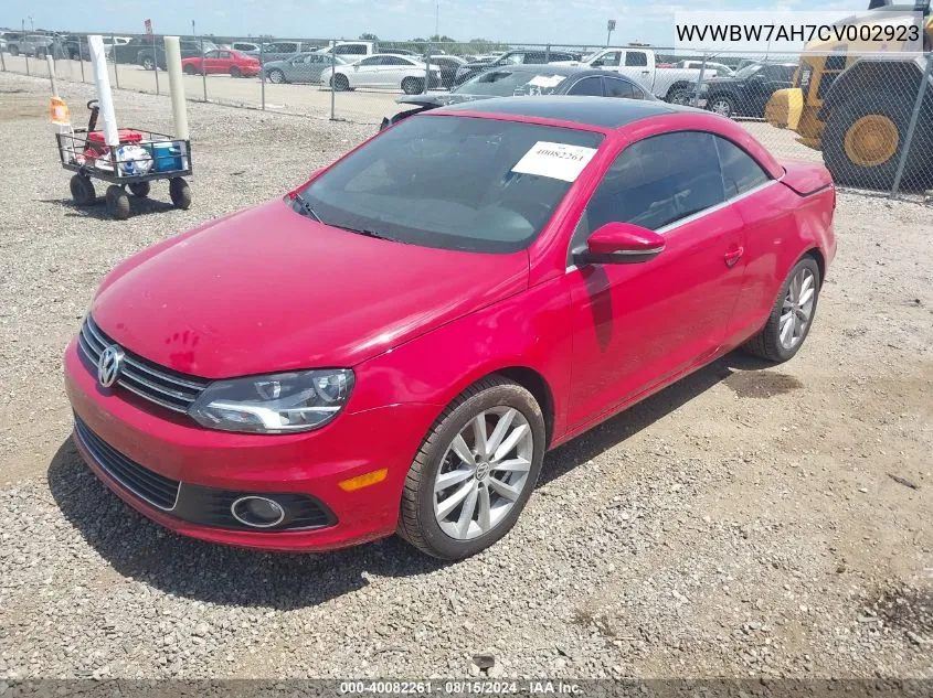 WVWBW7AH7CV002923 2012 Volkswagen Eos Komfort