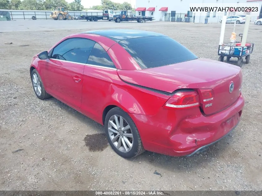 WVWBW7AH7CV002923 2012 Volkswagen Eos Komfort