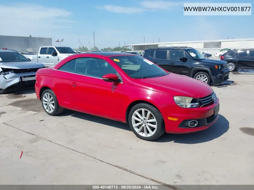 WVWBW7AHXCV001877 2012 Volkswagen Eos Komfort