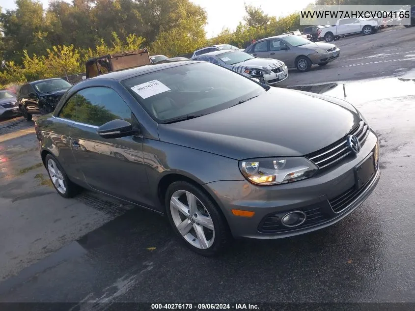 2012 Volkswagen Eos Lux/Executive VIN: WVWFW7AHXCV004165 Lot: 40276178