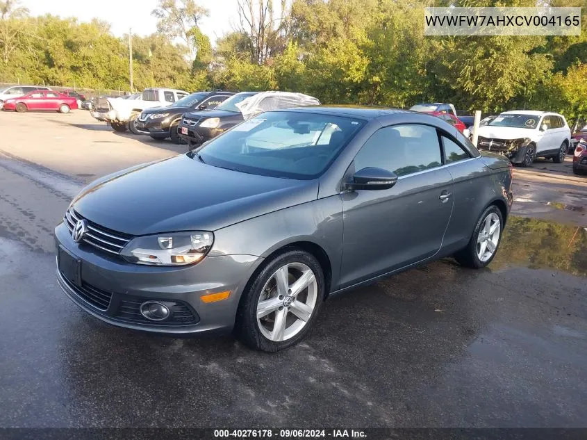 2012 Volkswagen Eos Lux/Executive VIN: WVWFW7AHXCV004165 Lot: 40276178