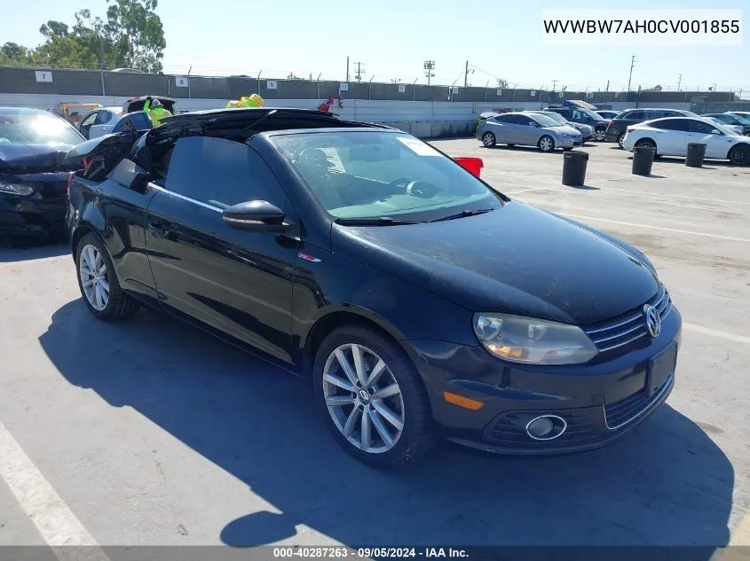 2012 Volkswagen Eos Komfort VIN: WVWBW7AH0CV001855 Lot: 40287263