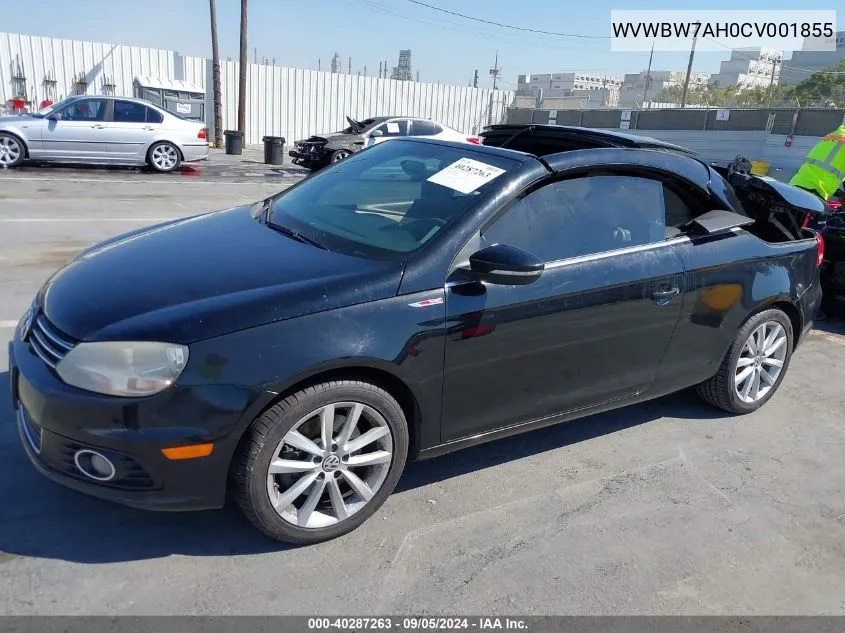 2012 Volkswagen Eos Komfort VIN: WVWBW7AH0CV001855 Lot: 40287263