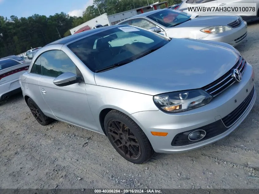 WVWBW7AH3CV010078 2012 Volkswagen Eos Komfort