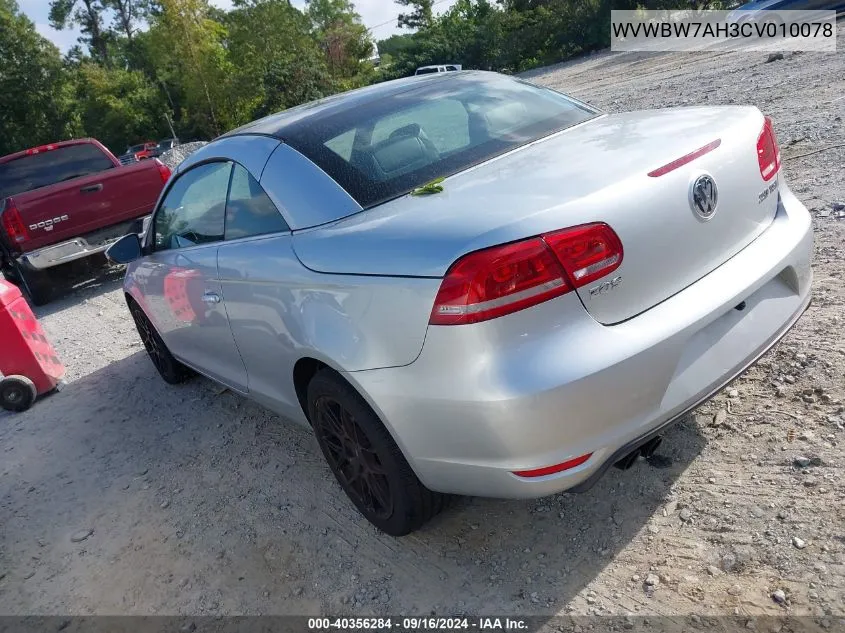 WVWBW7AH3CV010078 2012 Volkswagen Eos Komfort