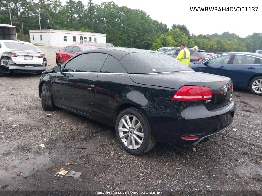 2013 Volkswagen Eos Komfort/Sport VIN: WVWBW8AH4DV001137 Lot: 39979034