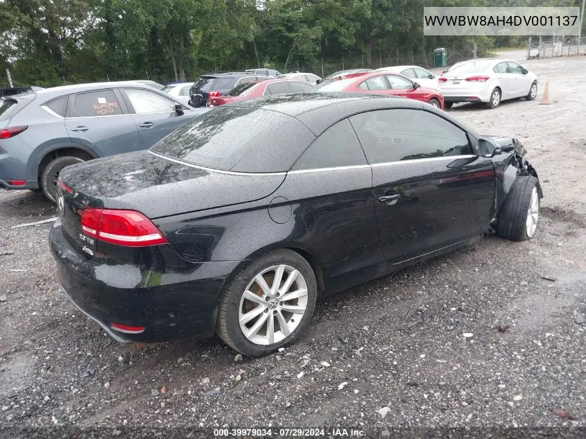 WVWBW8AH4DV001137 2013 Volkswagen Eos Komfort/Sport