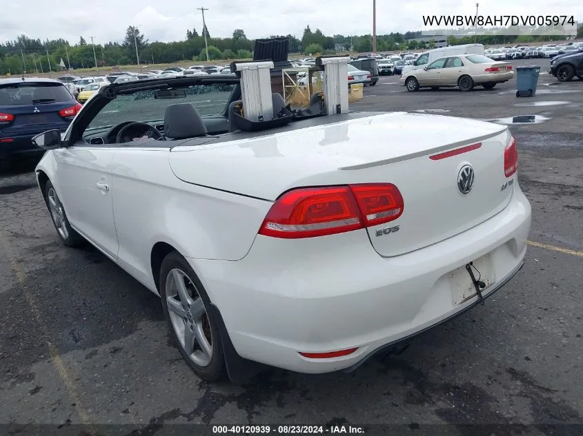 WVWBW8AH7DV005974 2013 Volkswagen Eos Sport