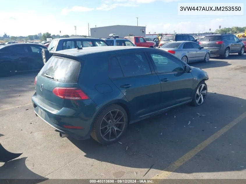 3VW447AUXJM253550 2018 Volkswagen Golf Gti 2.0T Autobahn/2.0T S/2.0T Se