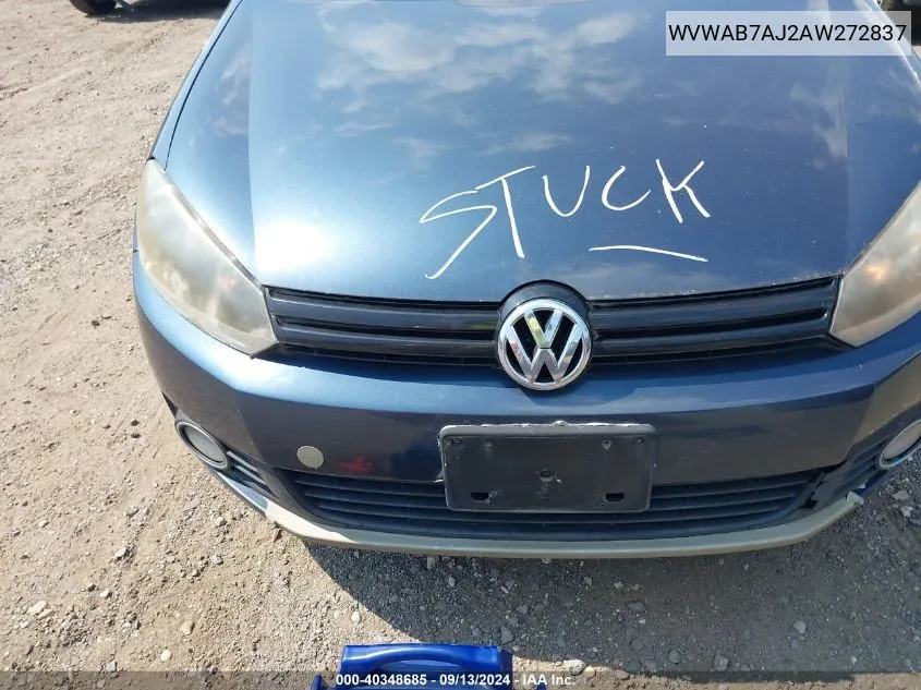 WVWAB7AJ2AW272837 2010 Volkswagen Golf 2-Door