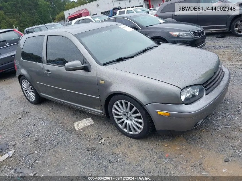 2004 Volkswagen Gti 1.8T VIN: 9BWDE61J444002948 Lot: 40342061