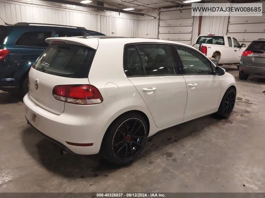 2014 Volkswagen Gti Driver's Edition VIN: WVWHD7AJ3EW008685 Lot: 40326837