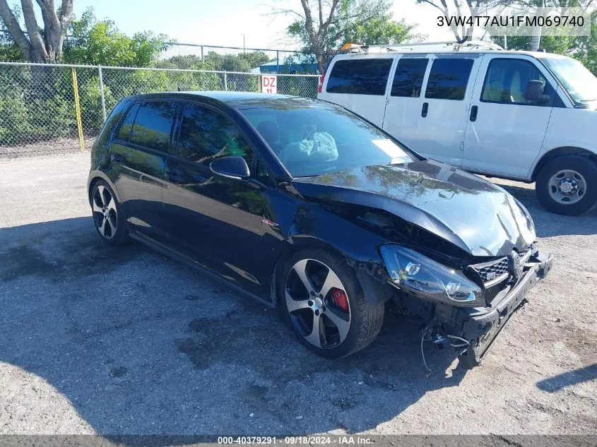 3VW4T7AU1FM069740 2015 Volkswagen Gti