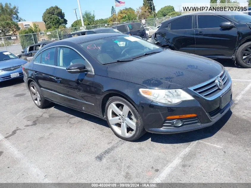 WVWHP7AN8BE707595 2011 Volkswagen Cc Lux