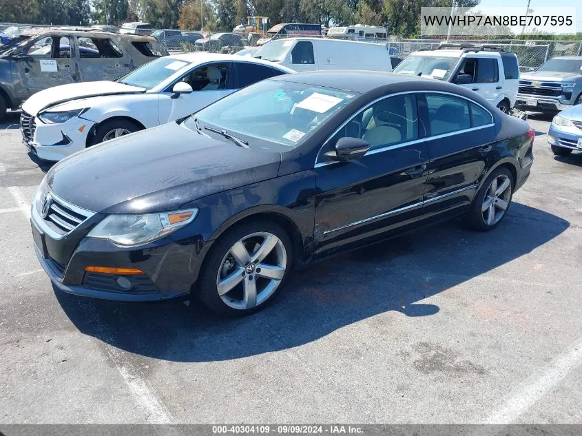 WVWHP7AN8BE707595 2011 Volkswagen Cc Lux