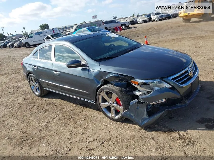 2012 Volkswagen Cc Lux/Lux Limited/Lux Plus VIN: WVWHP7AN0CE533054 Lot: 40349071