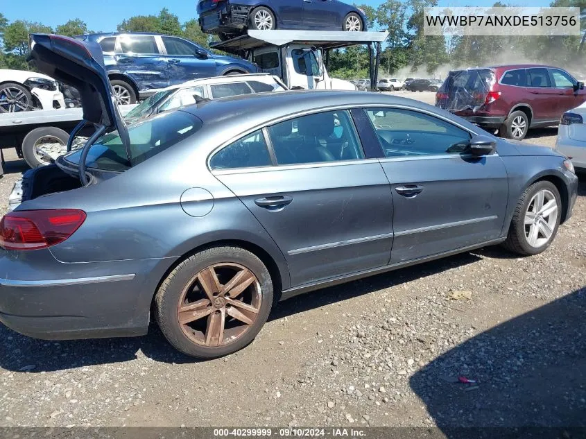 WVWBP7ANXDE513756 2013 Volkswagen Cc 2.0T Sport