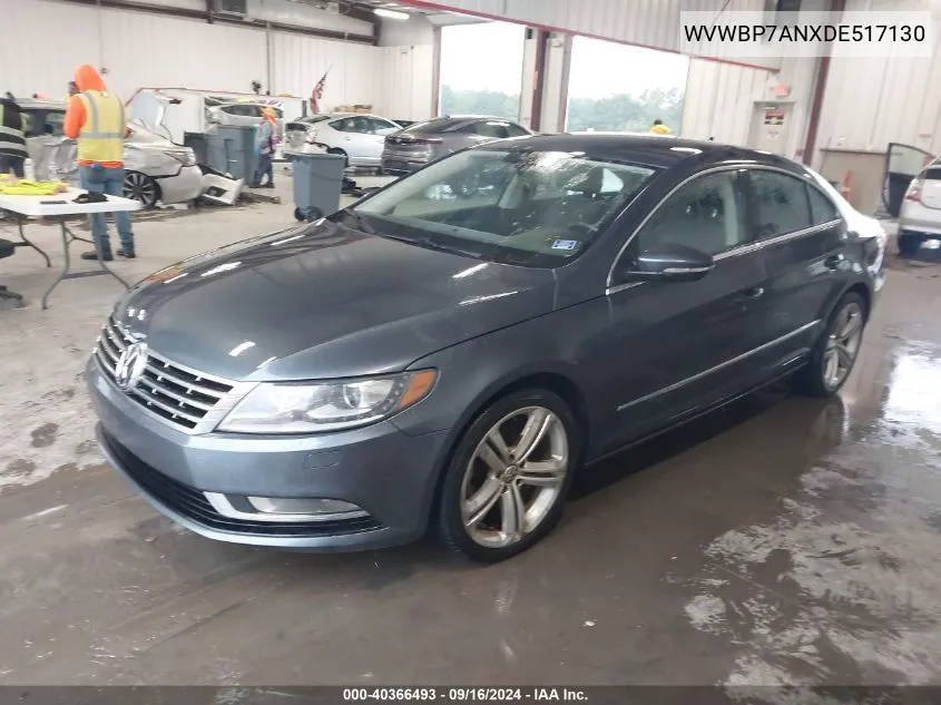 2013 Volkswagen Cc 2.0T Sport Plus VIN: WVWBP7ANXDE517130 Lot: 40366493