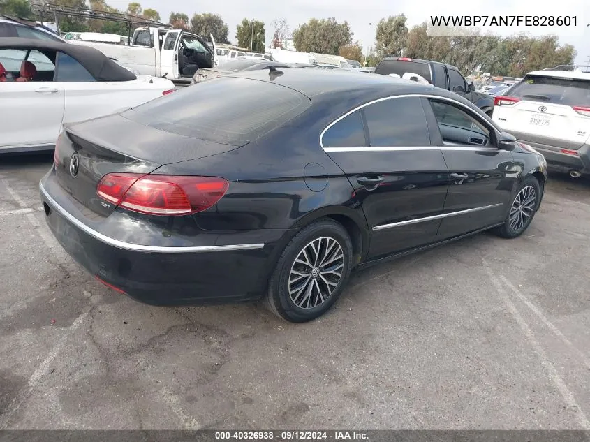 WVWBP7AN7FE828601 2015 Volkswagen Cc 2.0T Sport