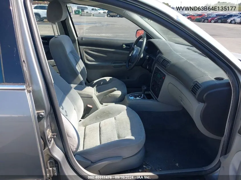 WVWND63B64E135177 2004 Volkswagen Passat Gl