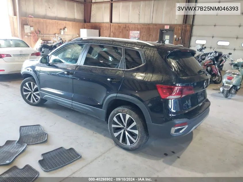 2022 Volkswagen Taos Se VIN: 3VVWX7B25NM046393 Lot: 40298902