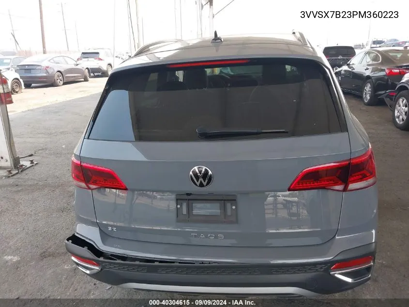 3VVSX7B23PM360223 2023 Volkswagen Taos 1.5T Se