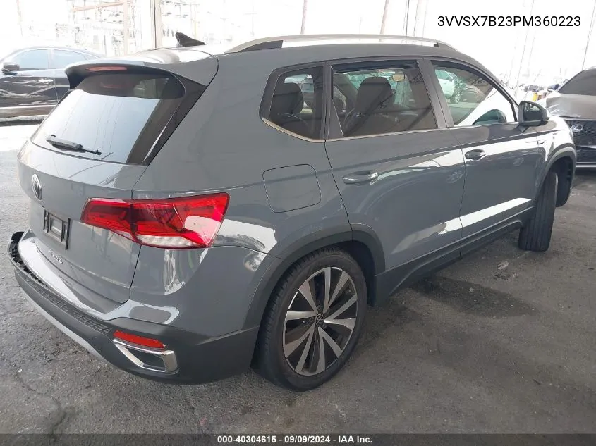 3VVSX7B23PM360223 2023 Volkswagen Taos 1.5T Se