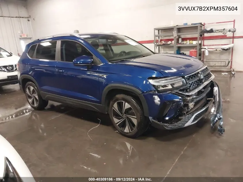 2023 Volkswagen Taos 1.5T Se VIN: 3VVUX7B2XPM357604 Lot: 40309186